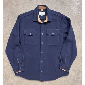 Carhartt WIP Milner Shirt Jacket Men's Large Wool Workwear Streetwear Button Up